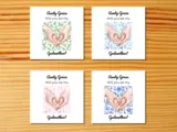 Godmother proposal card with name