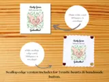 Godmother proposal card with name