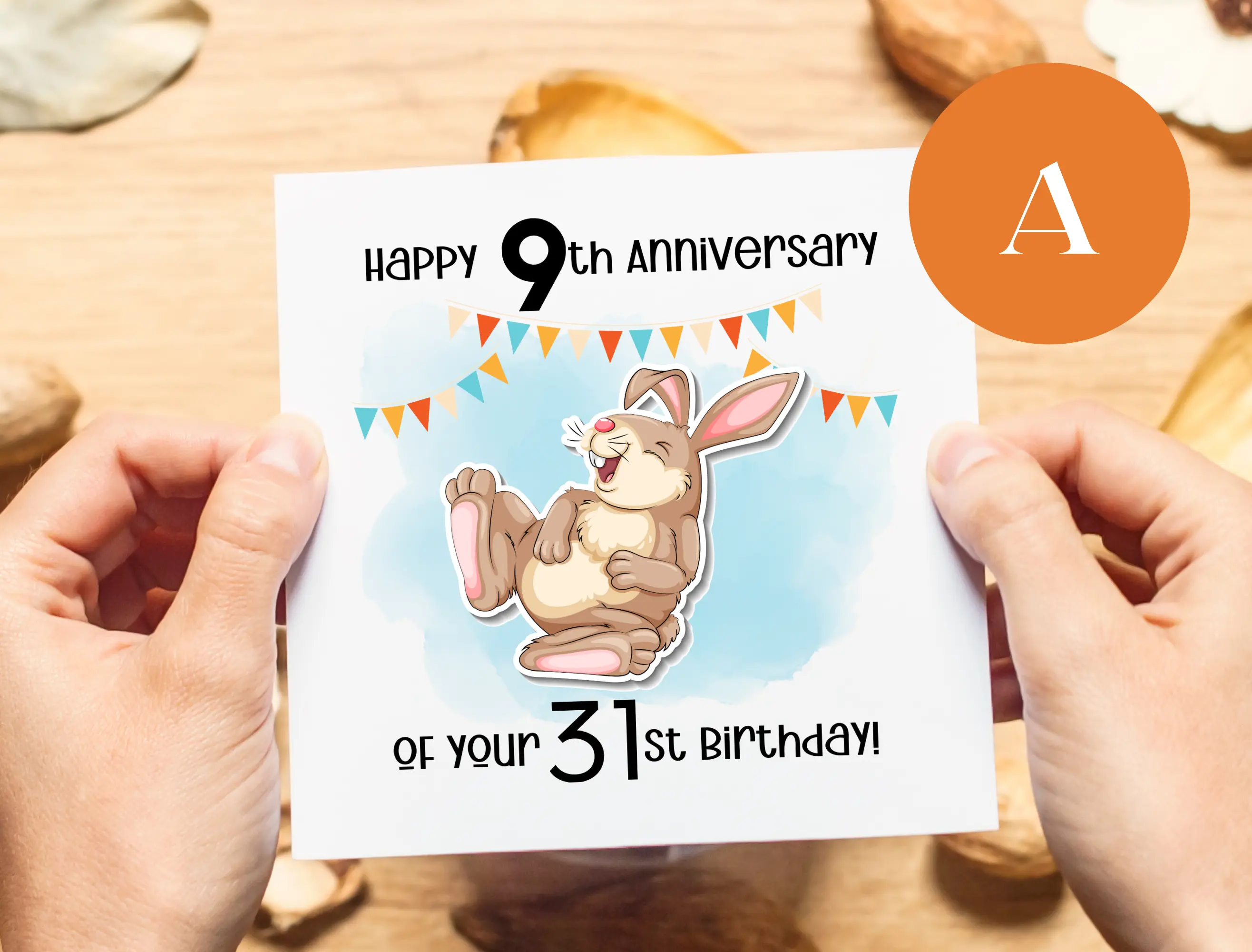 40th birthday card for him funny animal