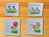 Handmade Floral Blooming Love Birthday Card for Mam