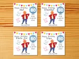 Hilarious personalised 80th birthday dad grandad uncle friend