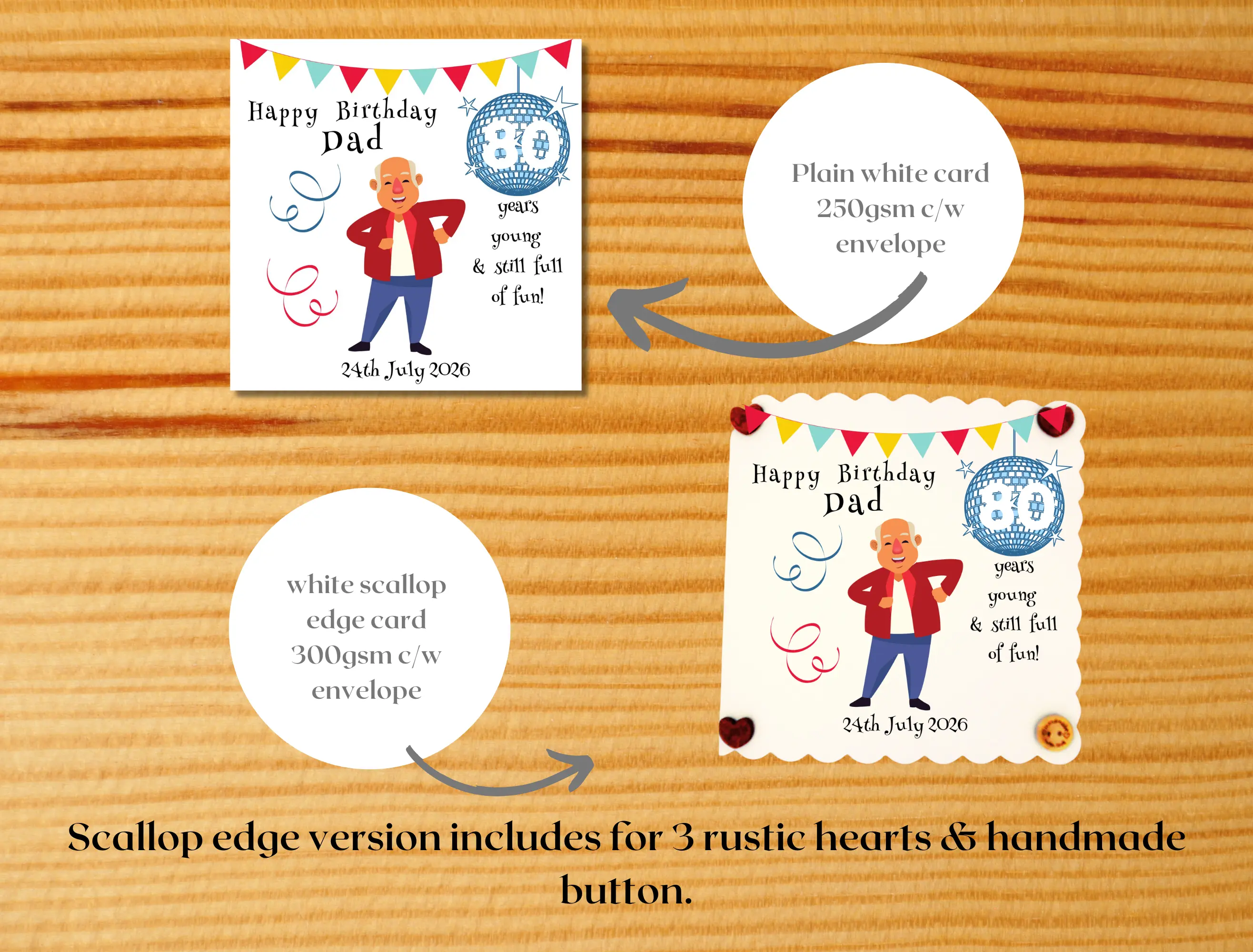 Hilarious personalised 80th birthday dad grandad uncle friend