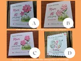 Personalised 3D Floral Birthday Card Blooming Love