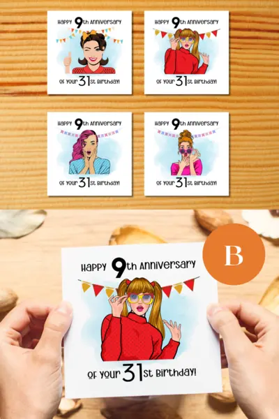 Personalised 40th birthday card for friend funny