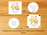 Personalised 90th birthday card teapot mam handmade in ireland