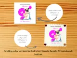 Personalised birthday card girl age 9 cute pug dog