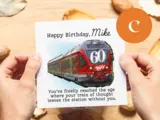 Personalised funny 60th birthday card for him hilarious
