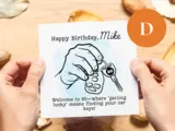 Personalised funny 60th birthday card for him hilarious