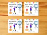 Personalised funny birthday card 80 year old mam nana handmade in ireland