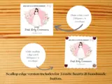 Customised first holy communion card special daughter pink rose floral design