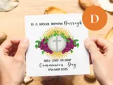 Personalised first holy communion card for a special nephew