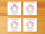 Personalised first holy communion card granddaughter elegant floral watercolour