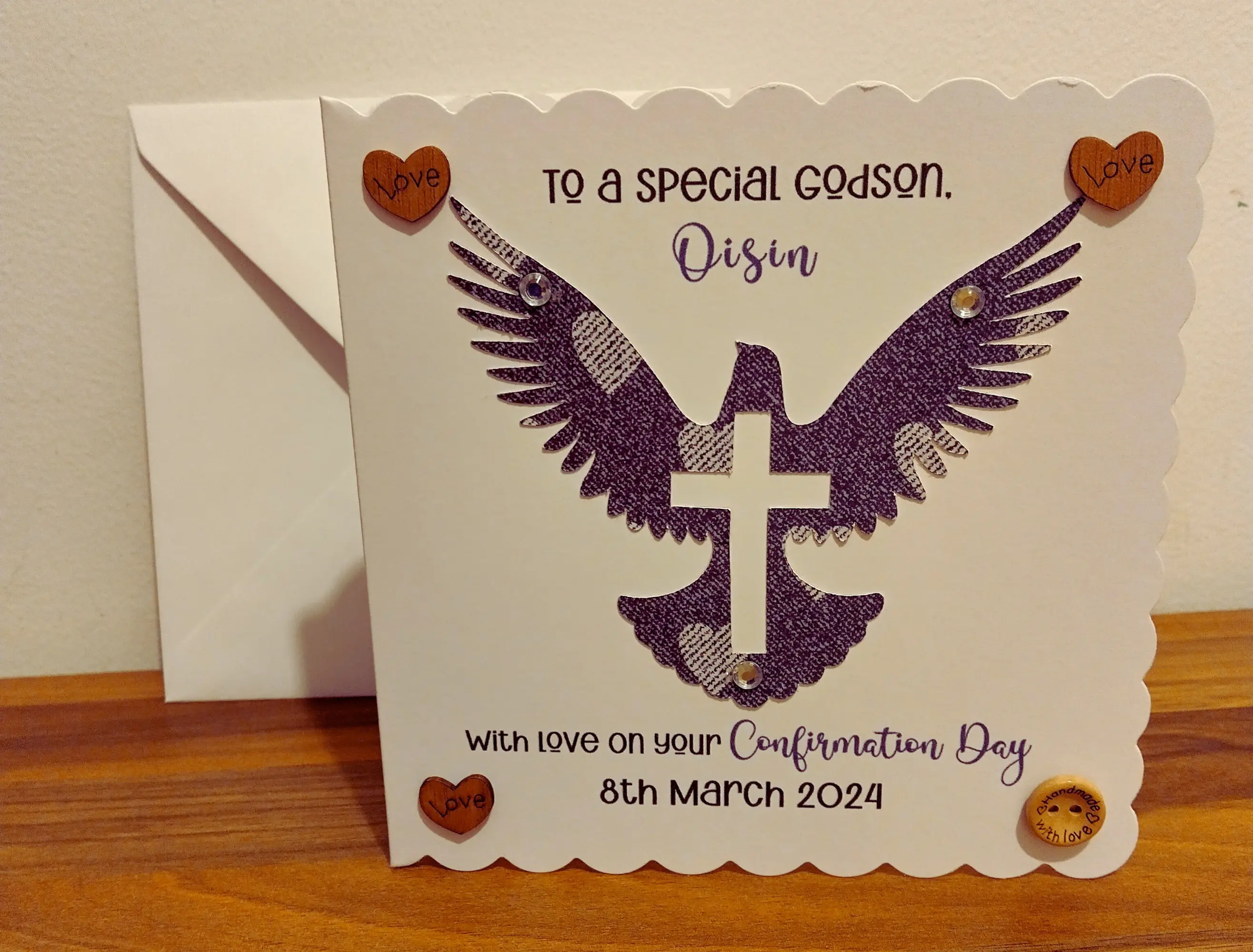ICG Confirmation Card - 'For A Special Godson On Your Confirmation' - New (MPN 3104)
