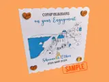 Custom made greeting card handmade