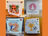 Custom made greeting card handmade