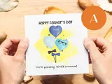 Happy fathers day card balloons quotes life favourite advice