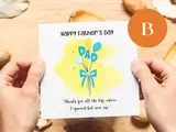 Happy fathers day card balloons quotes life favourite advice