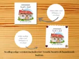Charming cottage dreams handmade cards for new home