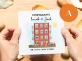 Congratulations on your new home card for couple