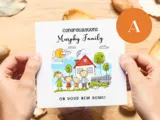 Handmade cards for new home family with kids ireland