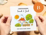 Handmade cards for new home family with kids ireland