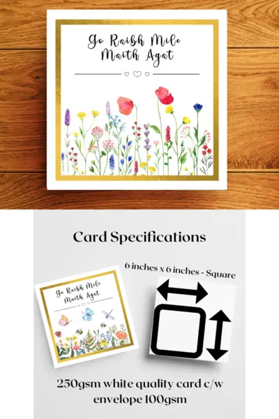 Irish language cards pack go raibh maith agat