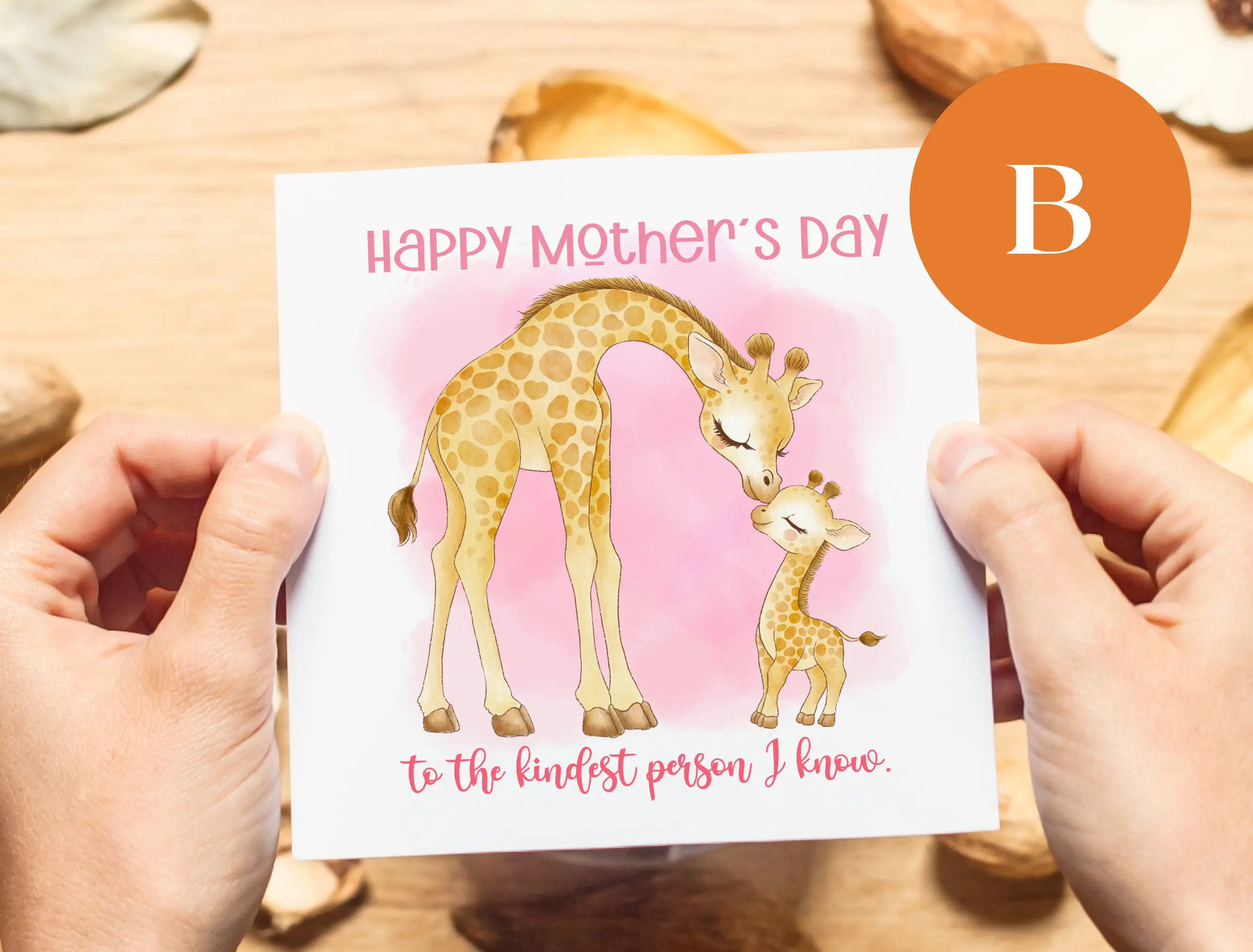 Mothers day card happy mothers day to the kindest person i know