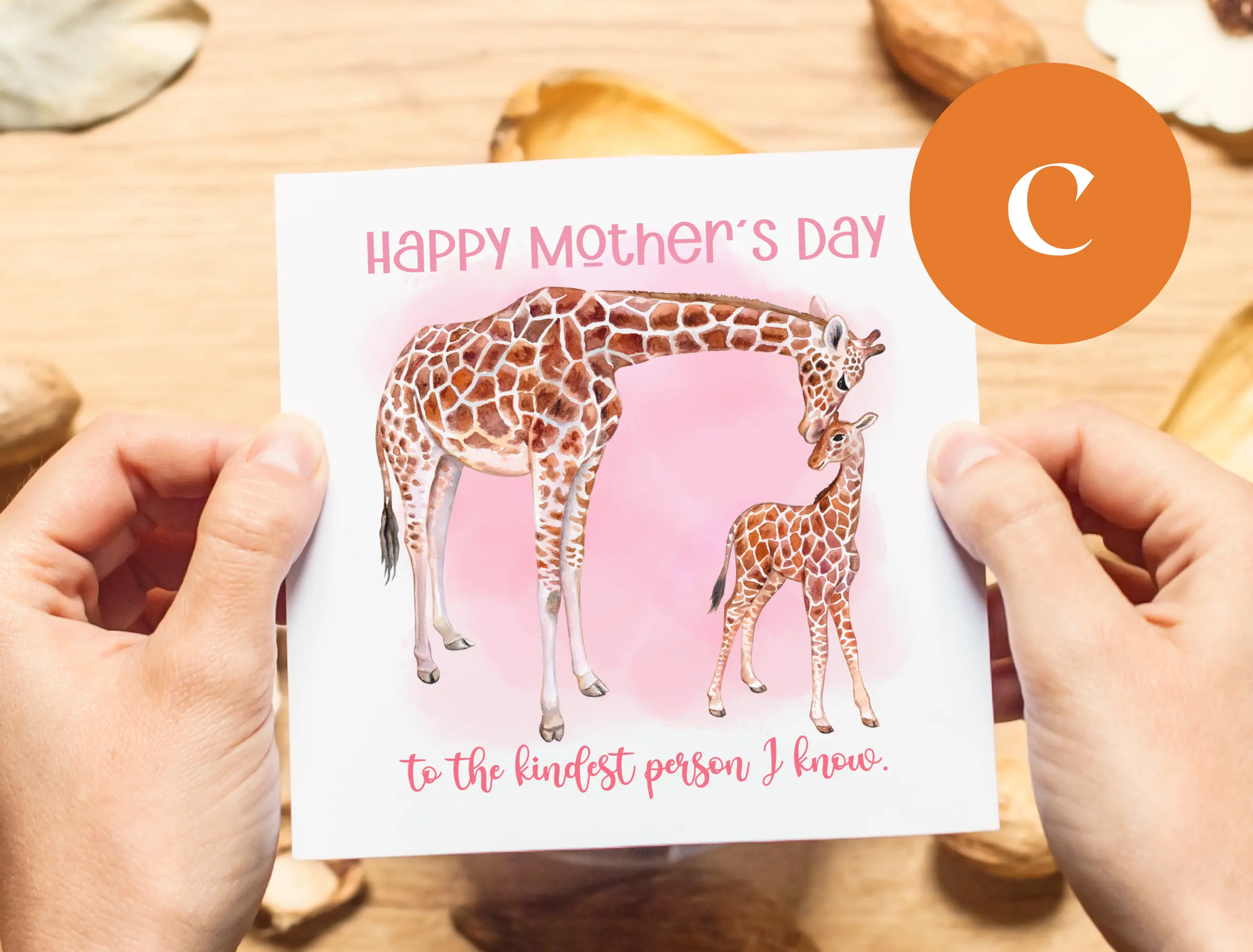 Mothers day card happy mothers day to the kindest person i know
