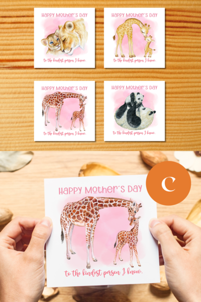 Mothers day card happy mothers day to the kindest person i know