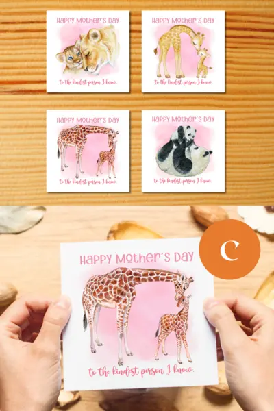 Mothers day card happy mothers day to the kindest person i know