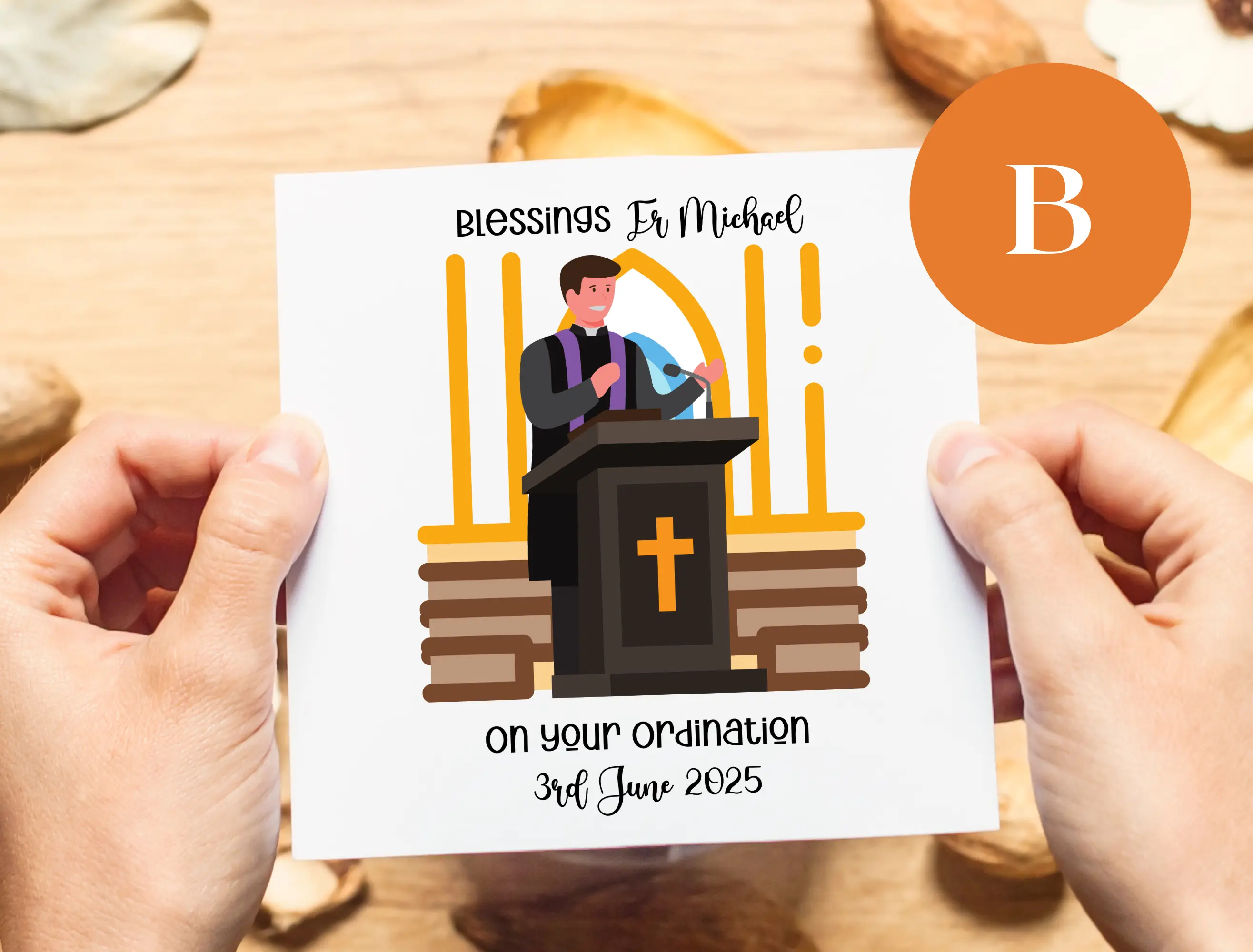 Blessings on your ordination day card ordination day wishes