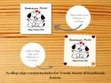 Personalised pet valentines day cards cute and custom