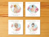 Custom wedding day card for wonderful granddaughter name and date