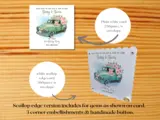 Gay wedding card for son and son in law vintage car