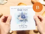 Lesbian wedding card for daughter and daughter in law floral