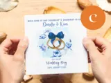 Lesbian wedding card for daughter and daughter in law floral