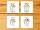 Lesbian wedding card Ireland personalised for two brides