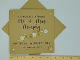 Ooak congrats wedding card personalised handmade