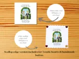 Personalised gay wedding card botanical arch