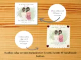 Personalised handmade irish wedding card sister best friend