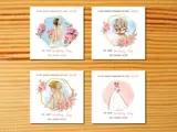 Personalised wedding card future daughter-in-law flowers
