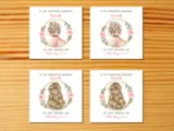 Wedding card for daughter with blonde hair romantic personalised card