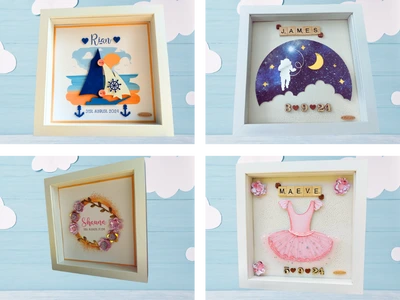 personalised baby frames