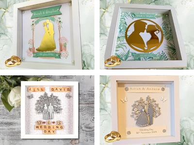 personalised wedding frames