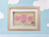 Boy or girl cute new baby personalised frame