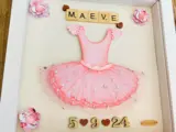 Custom baby girl frame ballerina dress