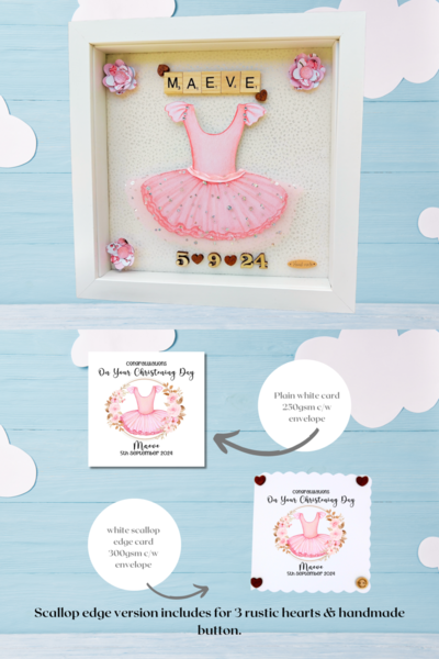 Custom baby girl frame ballerina dress