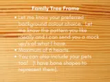 Personalised family tree frame for wall heart flowers silver tree
