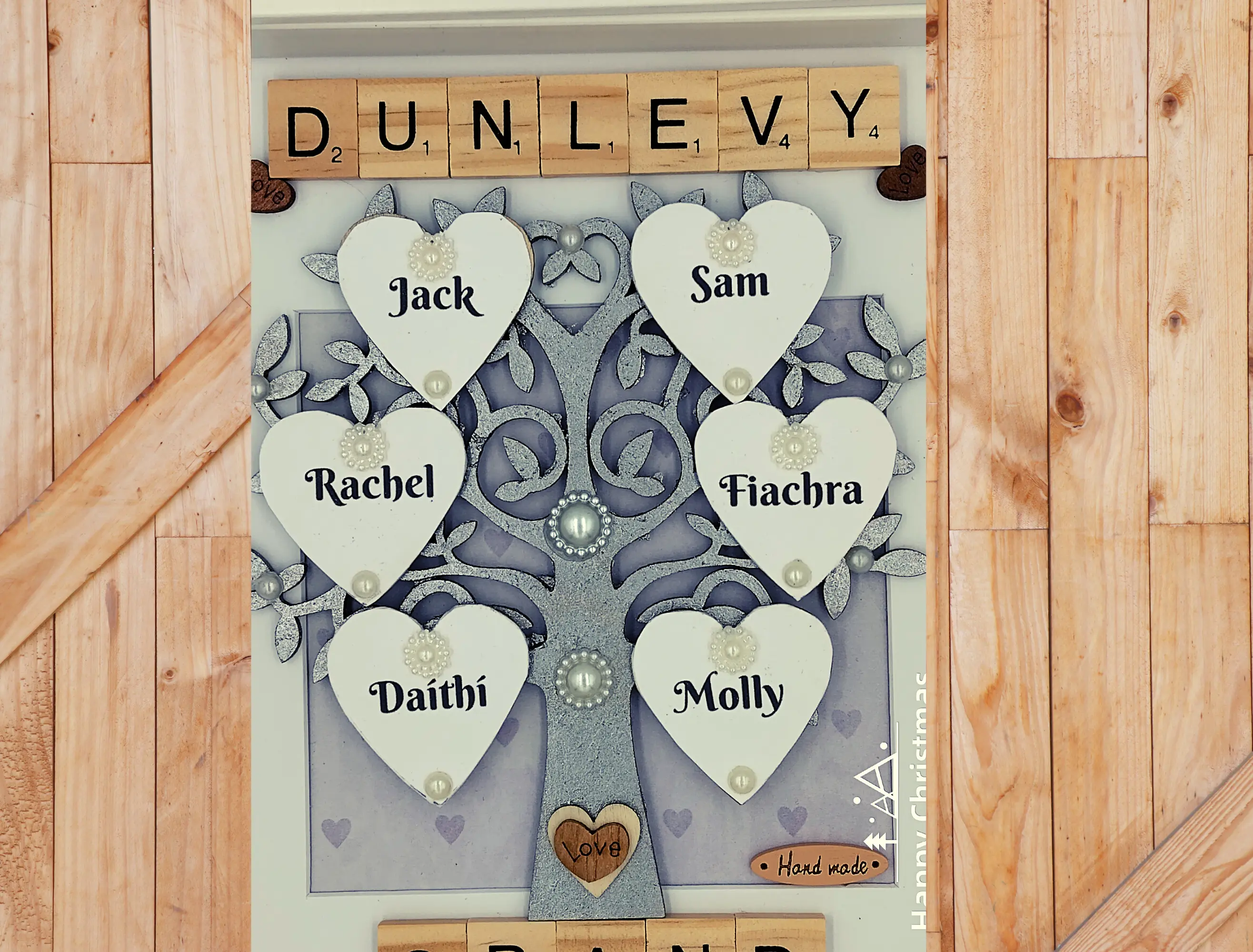 Personalised Grandparents Family Tree Gift Frame