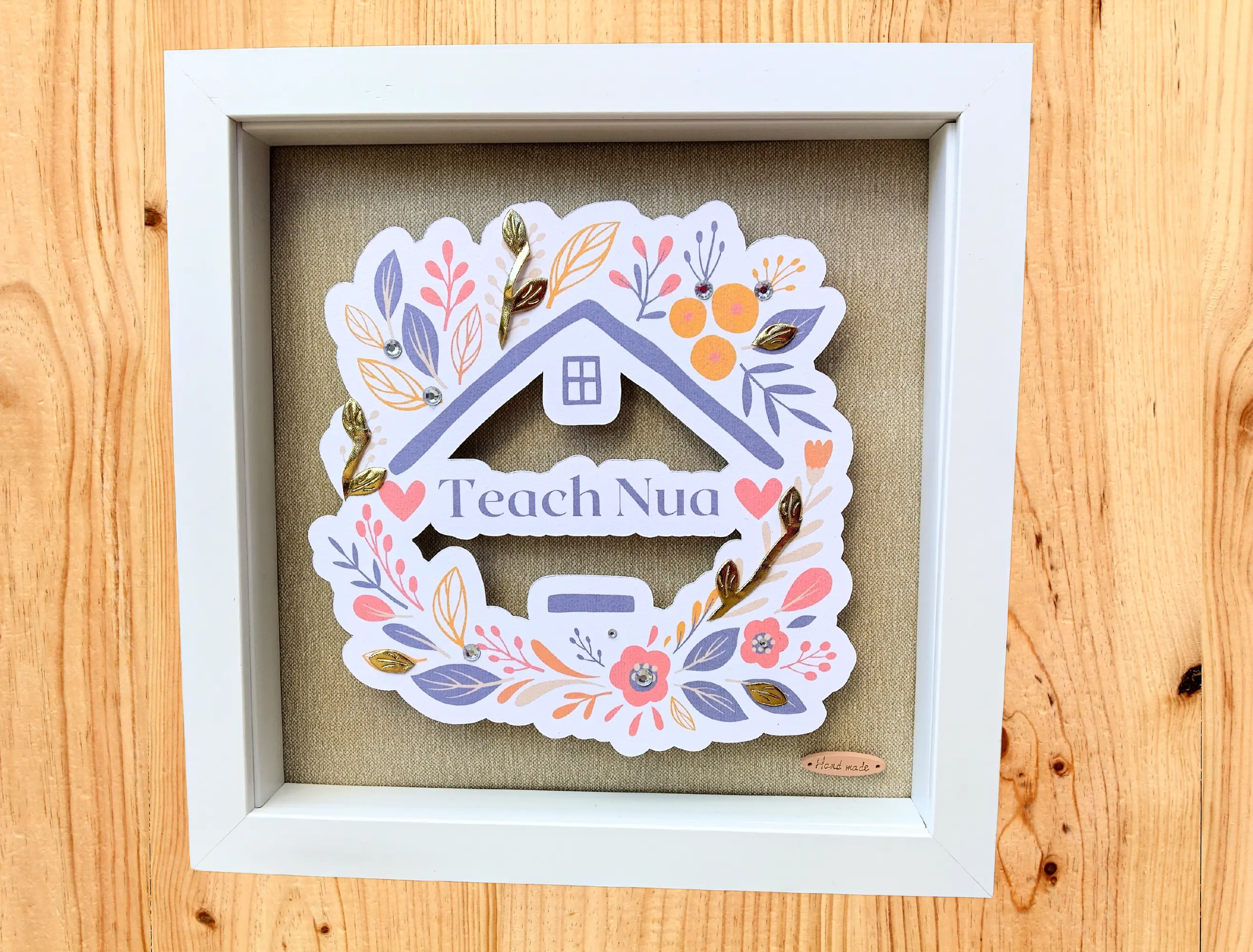 Teach nua irish new home gift frame